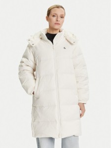 Calvin Klein Jeans Kurtka puchowa Essential LV047D502G Beżowy Regular Fit