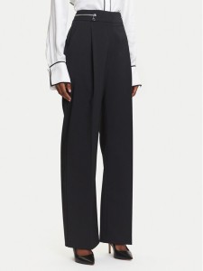 KARL LAGERFELD Spodnie materiałowe A3W10099 Czarny Straight Fit