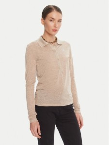 Patrizia Pepe Sweter 8K0320 K128 Beżowy Regular Fit