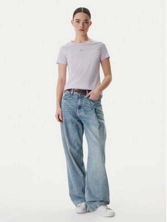 BOSS T-Shirt Elove 50554696 Fioletowy Slim Fit