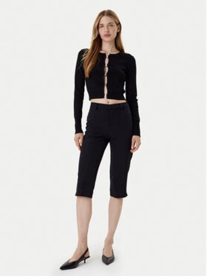 ONLY Spodnie capri Gitta 15349571 Czarny Slim Fit