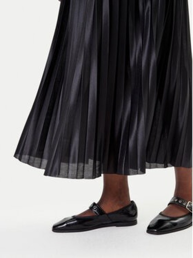 ONLY Spódnica plisowana Kolter 15356154 Czarny Regular Fit