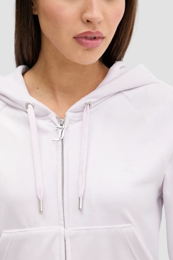 JUICY COUTURE Różowa bluza Madison Outline, Rozmiar M