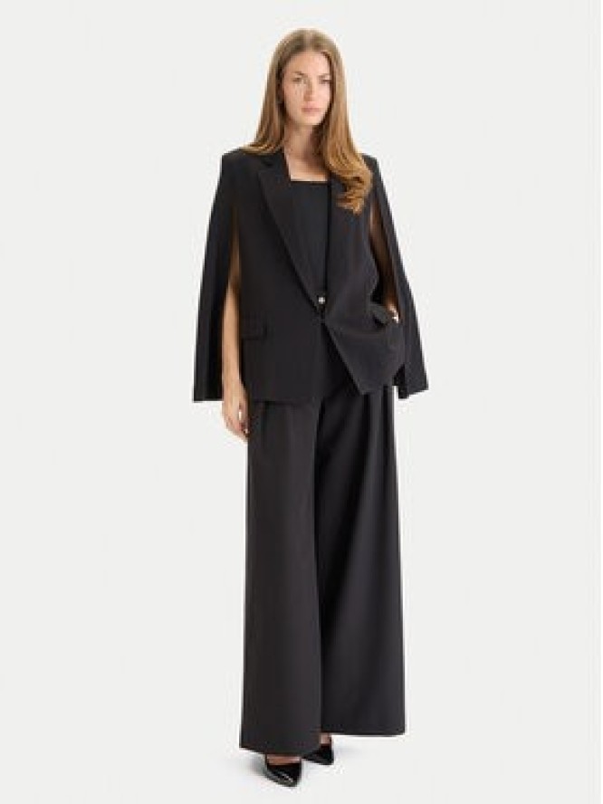 TWINSET Marynarka 252TT2400 Czarny Wide Fit