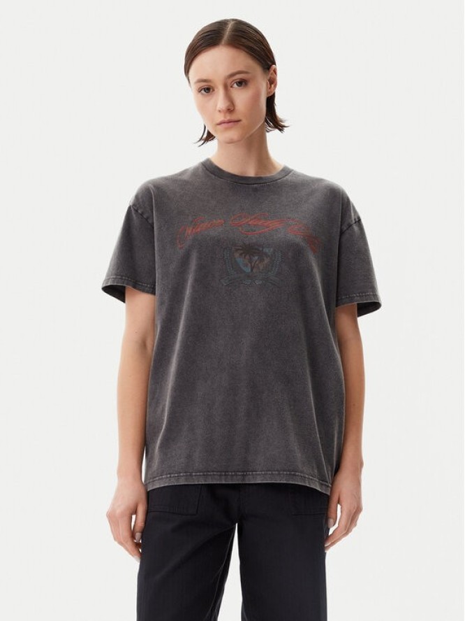 Vans T-Shirt Palm Impresa VN000MCM Czarny Regular Fit