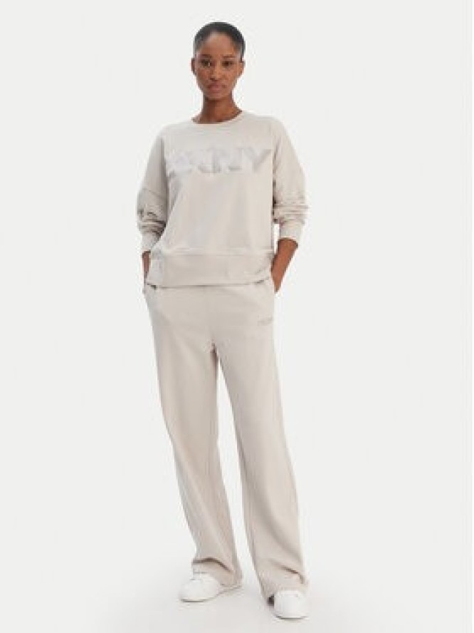 DKNY Sport Bluza DP6T1561 Beżowy Oversize