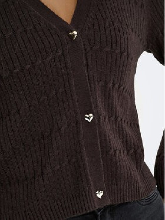 ONLY Kardigan Katia 15310902 Brązowy Regular Fit
