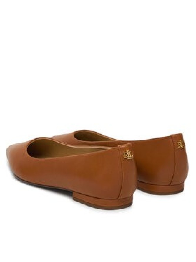 LAUREN RALPH LAUREN Baleriny Londyn 802P09039002 Brązowy