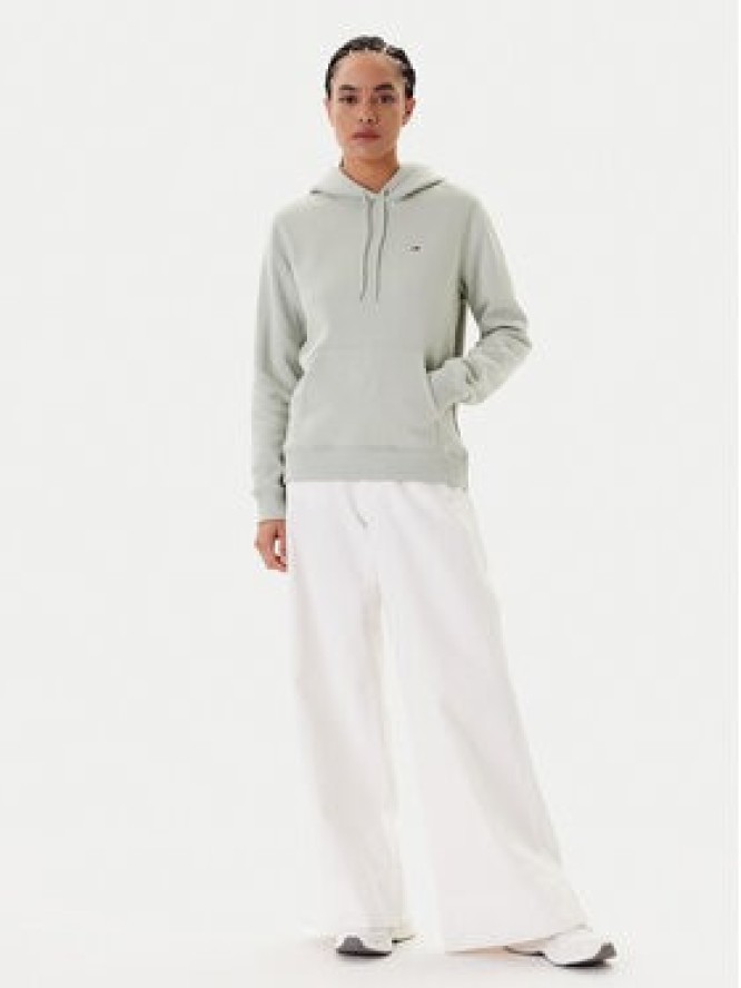 Tommy Jeans Bluza Flag DW0DW19958 Zielony Regular Fit