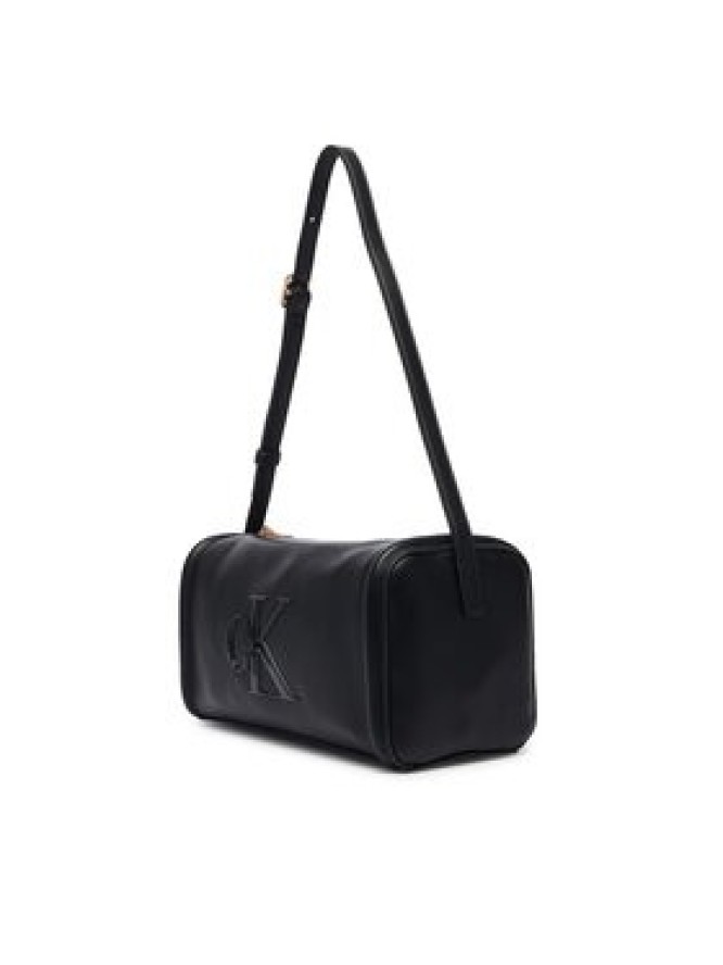 Calvin Klein Torebka Bold Ck Slouchy Shoulder Bag LV04F3894G Czarny