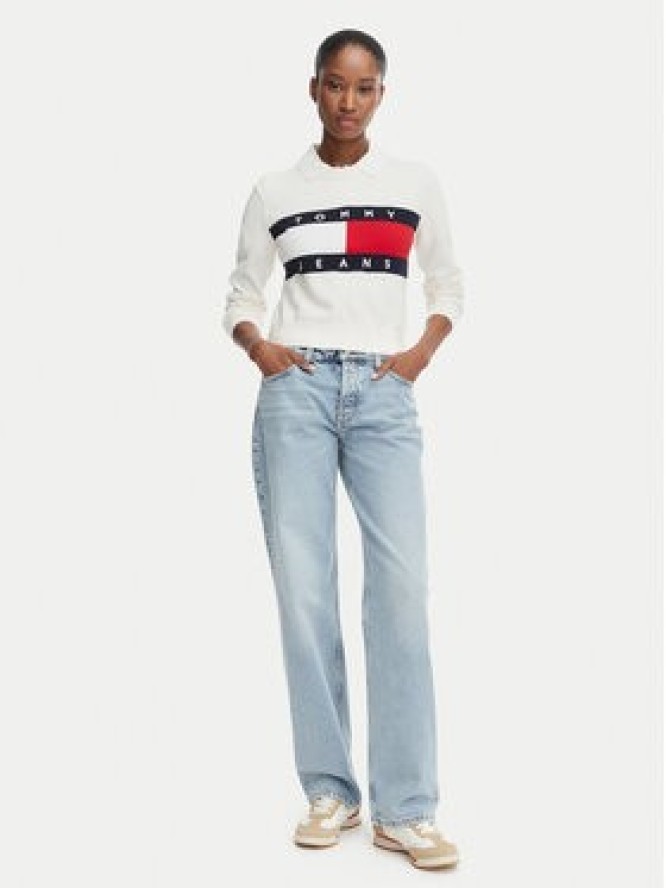 Tommy Jeans Jeansy Sophie DW0DW23582 Niebieski jasny Straight Fit