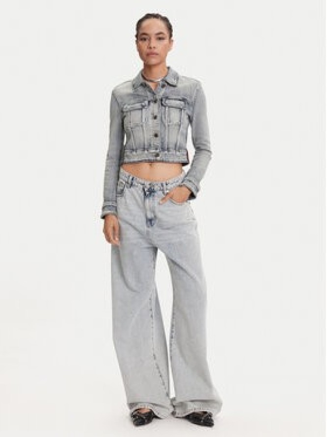 Miss Sixty Kurtka jeansowa 6S1WJ50100 Niebieski Slim Fit