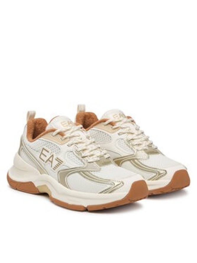EA7 Emporio Armani Sneakersy X8X249 XK446 MZ858 OFF Beżowy
