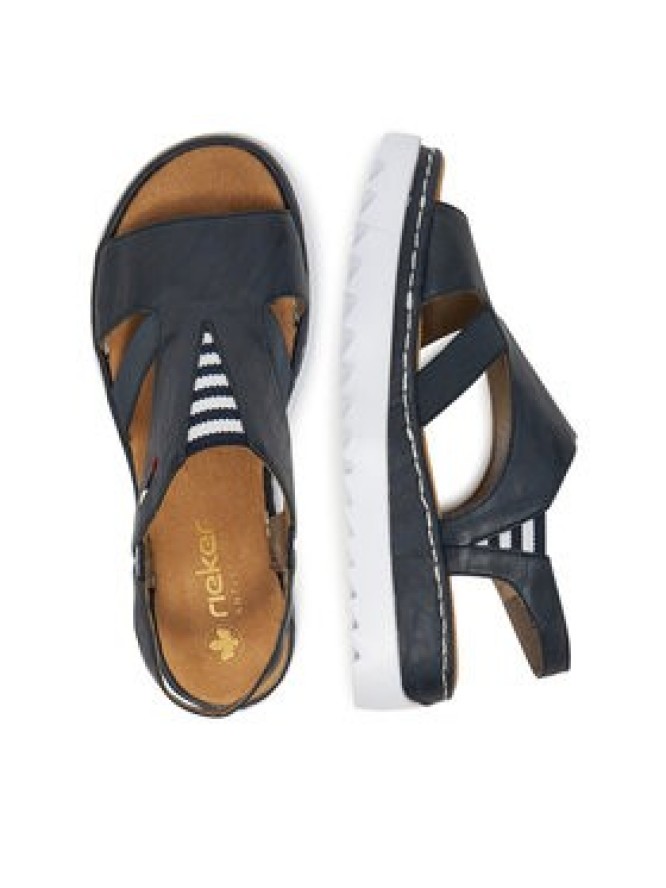 Rieker Sandały V44Y5-14 Granatowy