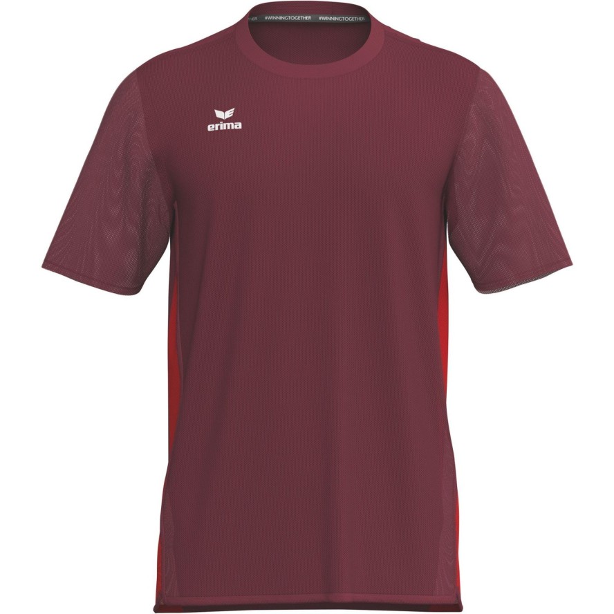 T-shirt Erima T&F Wings Function czerwony