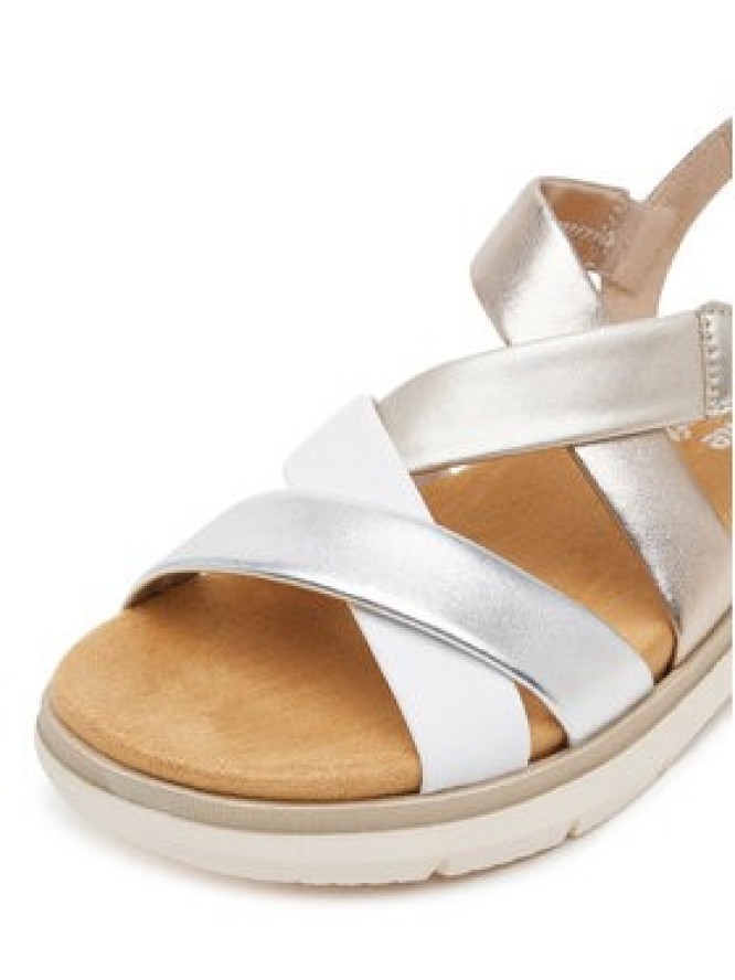 Remonte Sandały D2K53-91 Biały