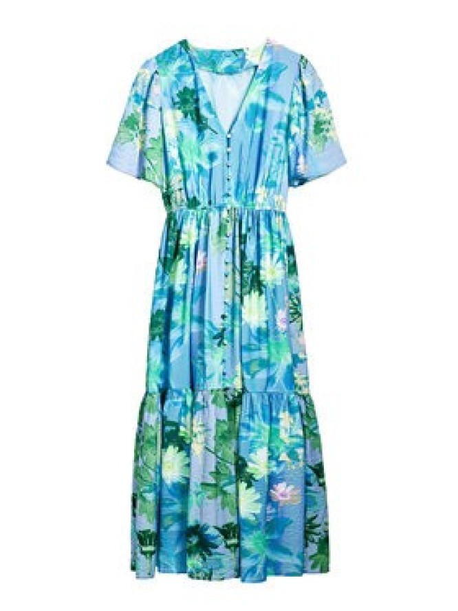 Desigual Sukienka koszulowa Nancy 25SWVW18 Niebieski Regular Fit