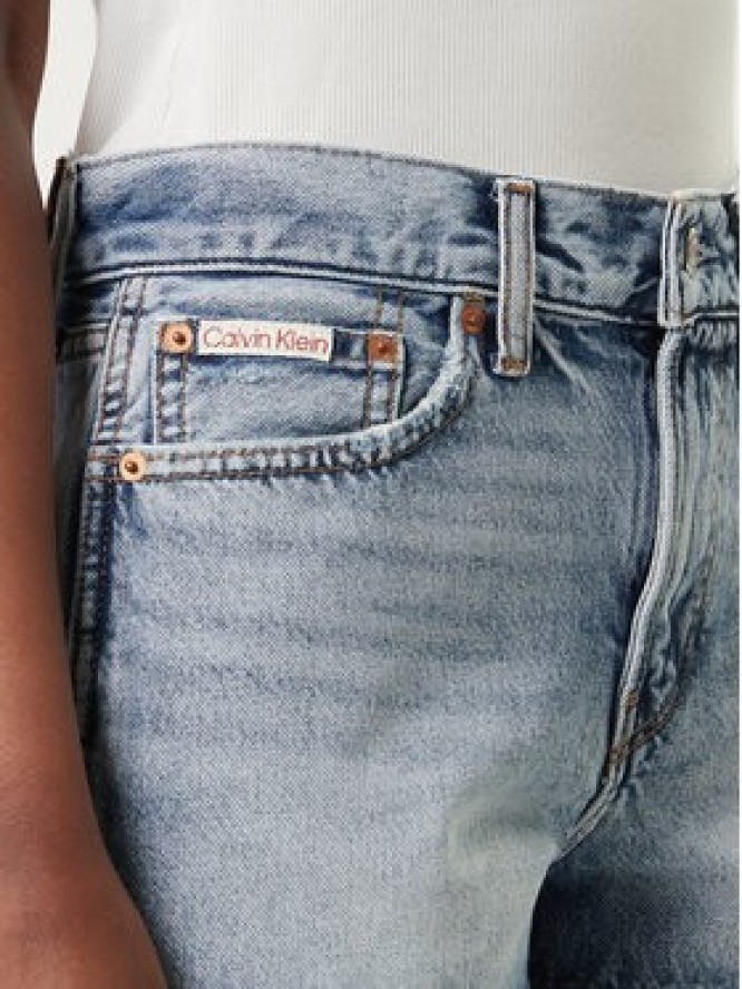 Calvin Klein Jeans Szorty jeansowe LV047F770G Niebieski Slim Fit