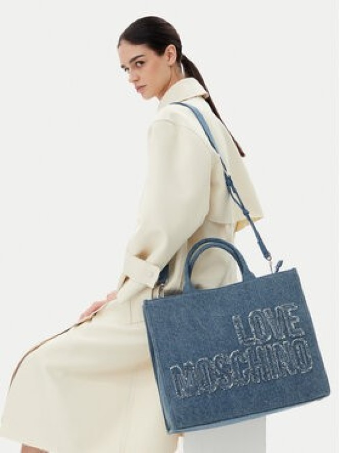 LOVE MOSCHINO Torebka JC4242PP0MKM0750 Niebieski