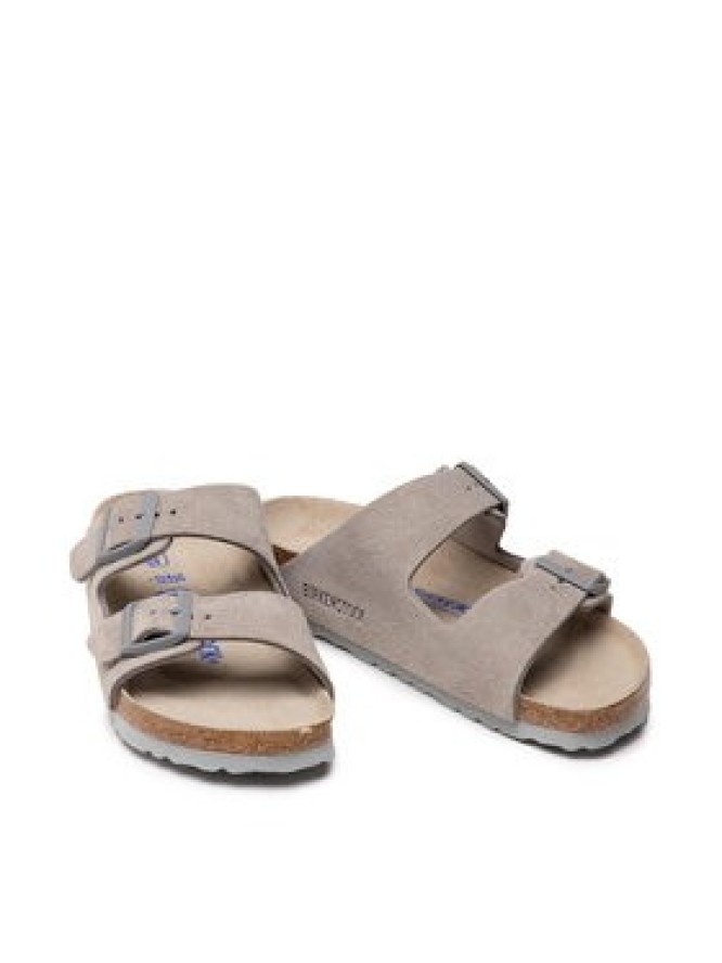 Birkenstock Klapki Arizona 1020557 Szary