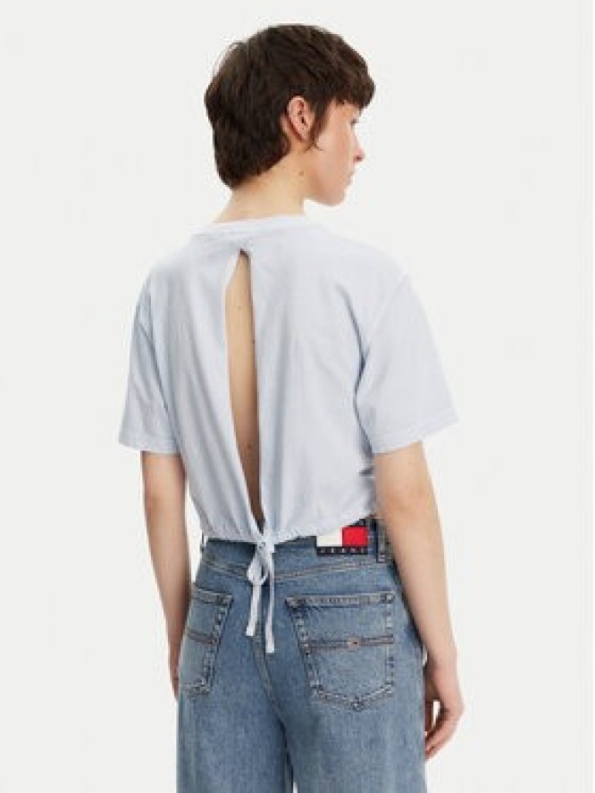 Tommy Jeans T-Shirt DW0DW20324 Błękitny Relaxed Fit
