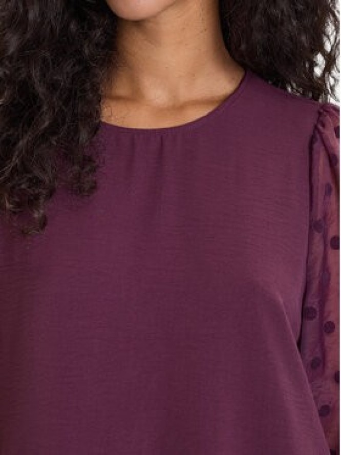 Vero Moda Bluzka Alva 10337474 Fioletowy Regular Fit