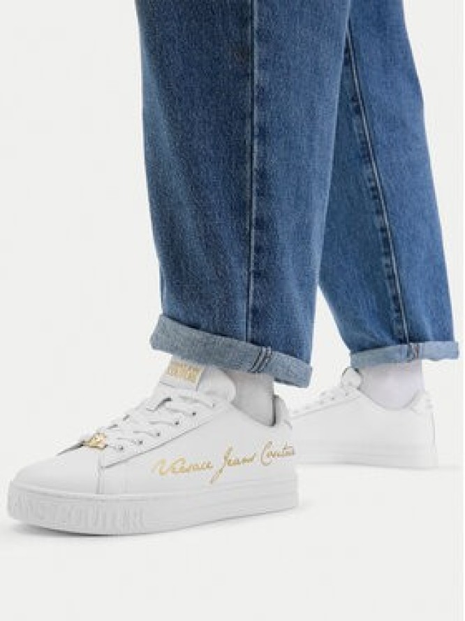 Versace Jeans Couture Sneakersy 80VA3SKL ZPB77 G03 Biały