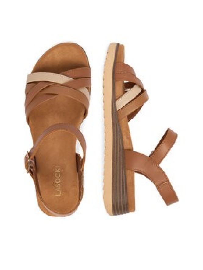 Lasocki Sandały CEO-RST-KSYMENA-01 Brązowy