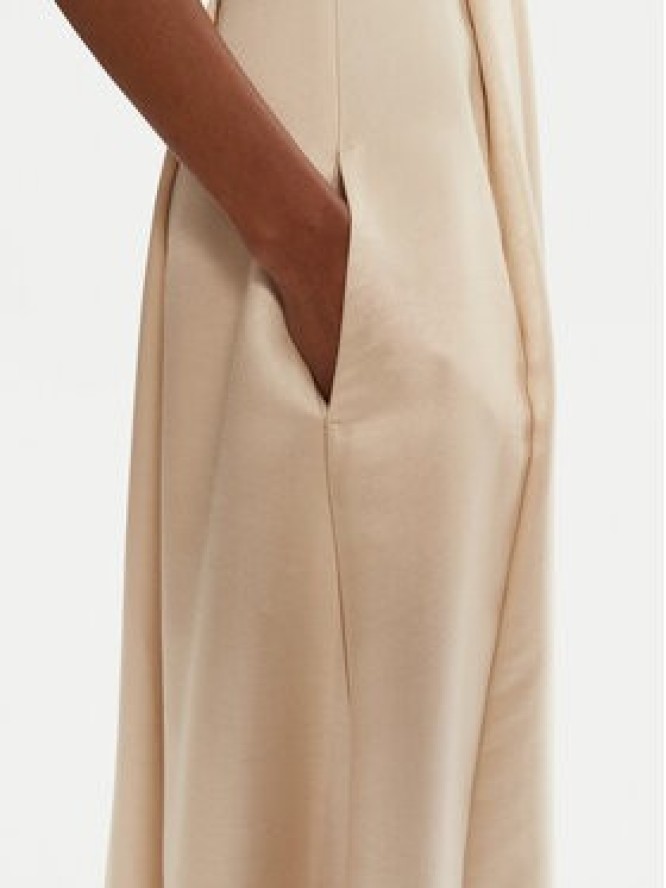 Rinascimento Sukienka koktajlowa CFC0122458003 Beżowy Regular Fit