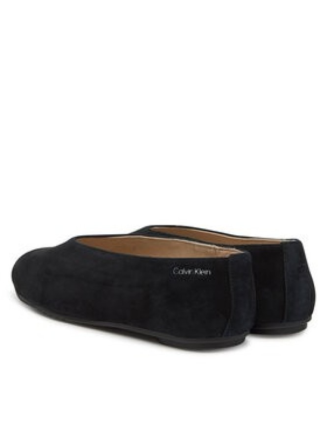 Calvin Klein Baleriny Ballerina Round Hw Sue HW0HW02565 Czarny