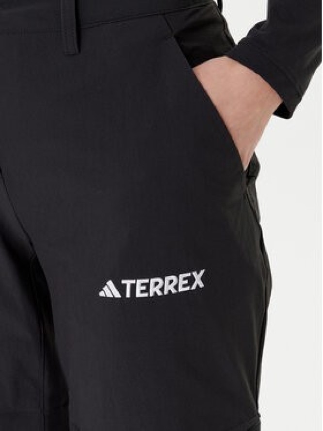 adidas Spodnie outdoor Terrex Multi IZ3322 Czarny Regular Fit