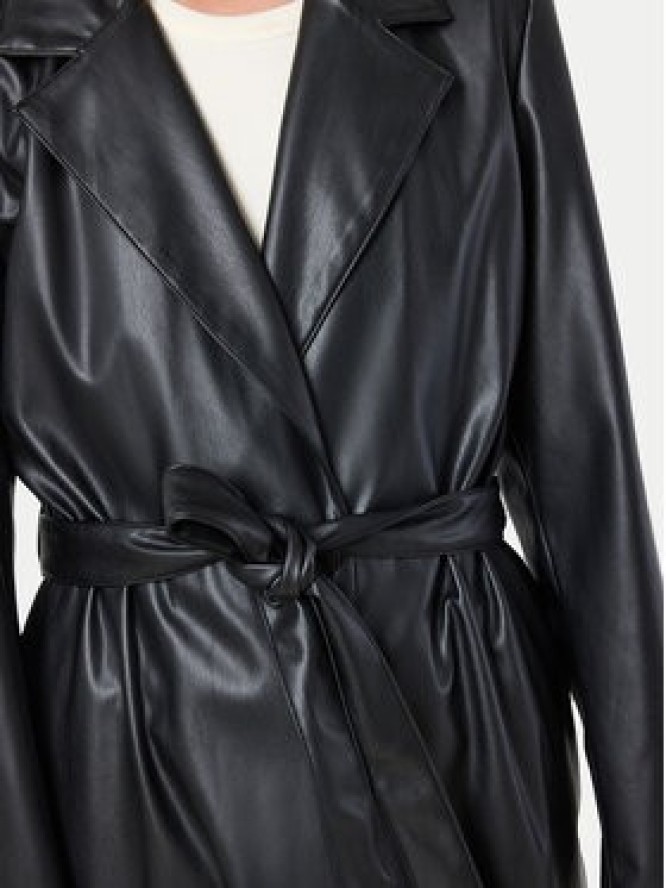 Noisy May Płaszcz przejściowy Cora 27028634 Czarny Regular Fit