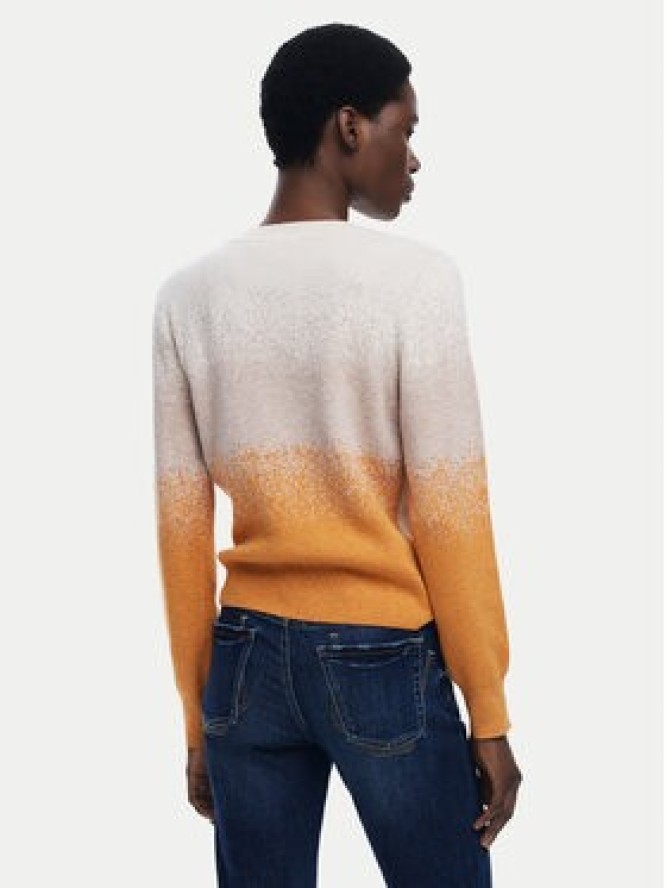 Desigual Sweter Fama 25WWJF24 Écru Regular Fit