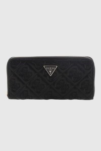 GUESS Czarny duży portfel damski Adelasia