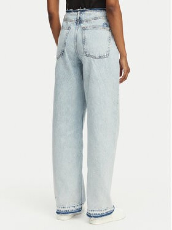 HUGO Jeansy Leni 50557022 Niebieski jasny Loose Fit