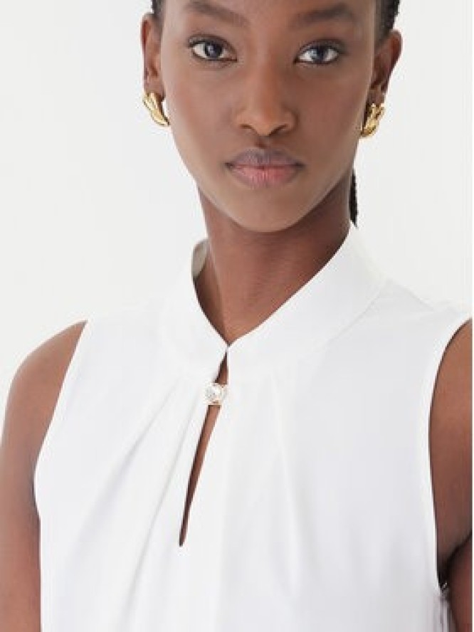 Rinascimento Bluzka CFC0127706003 Biały Regular Fit