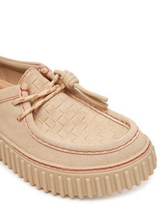 Clarks Półbuty Torhill Bee 26181191 Écru
