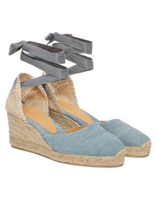 Castañer Espadryle Carina 21644 Niebieski jasny