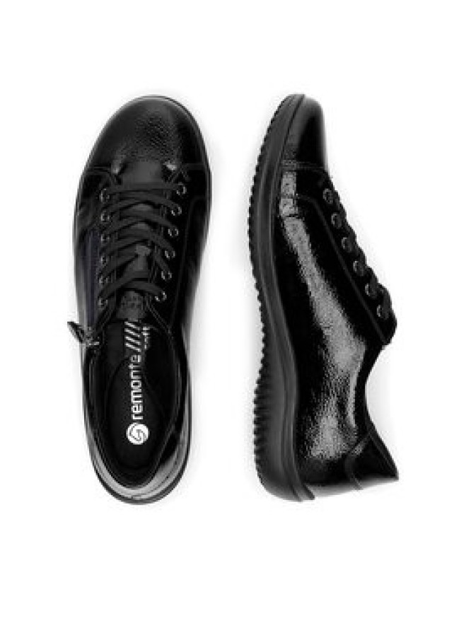 Remonte Półbuty D1E03-01 Czarny