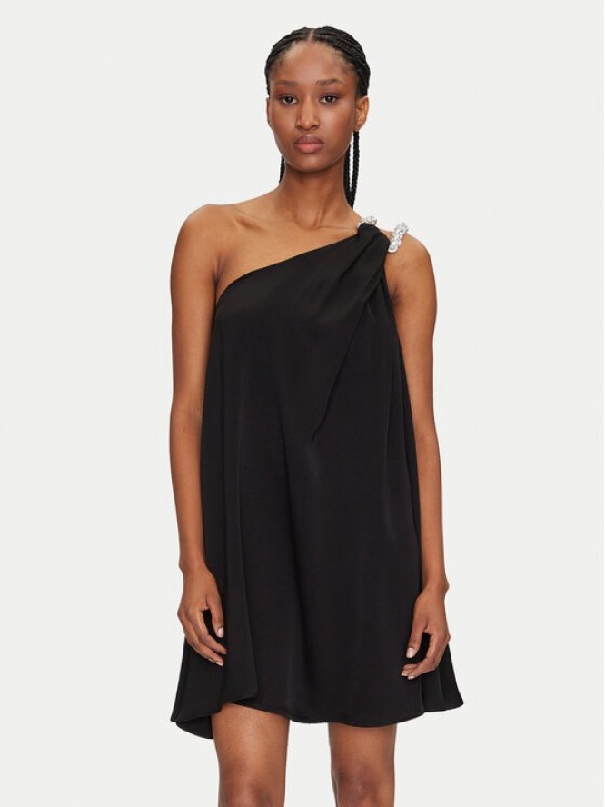 Eleh Sukienka koktajlowa ESS250050 Czarny Regular Fit