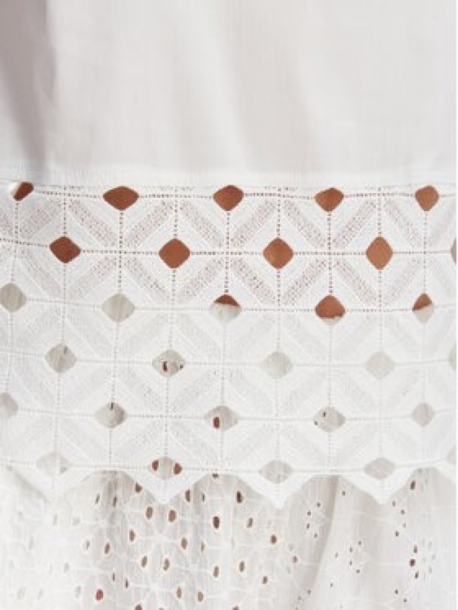 Max Mara Beachwear Top Maggio 2616161039 Biały Regular Fit