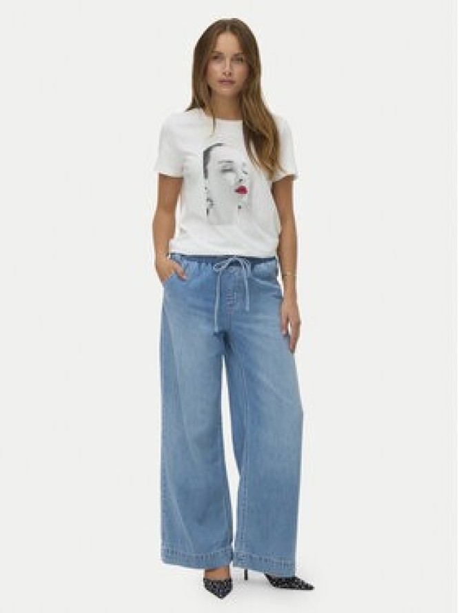 Vero Moda Jeansy Allison 10342870 Niebieski Wide Leg