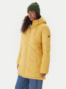 Roxy Kurtka zimowa Better Weather ERJJK03634 Żółty Regular Fit