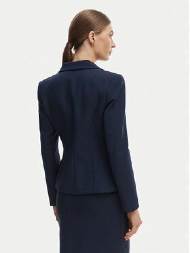 Rinascimento Marynarka CFC0128649003 Granatowy Slim Fit