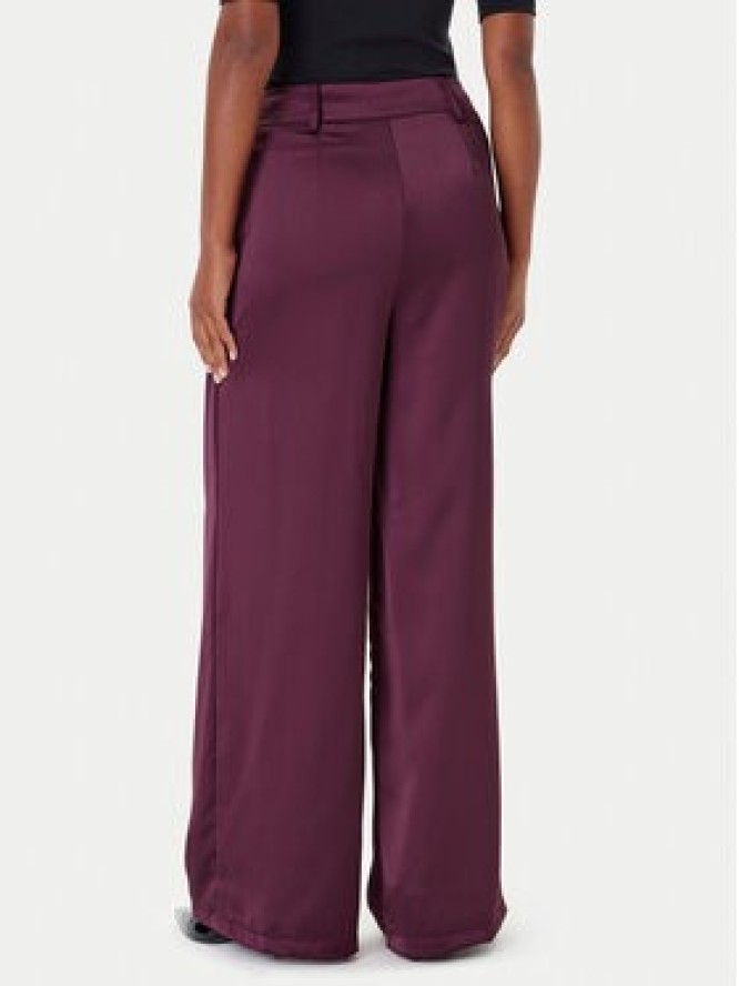 Rinascimento Spodnie palazzo CFC0124993003 Bordowy Wide Leg