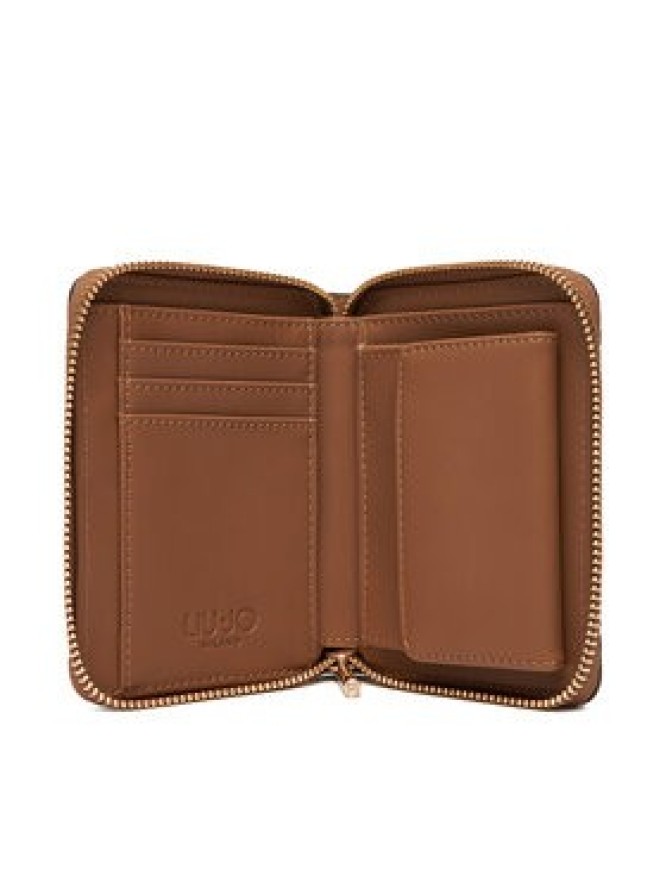 Liu Jo Portfel Ecs M Zip Around AF5156 E0538 Brązowy