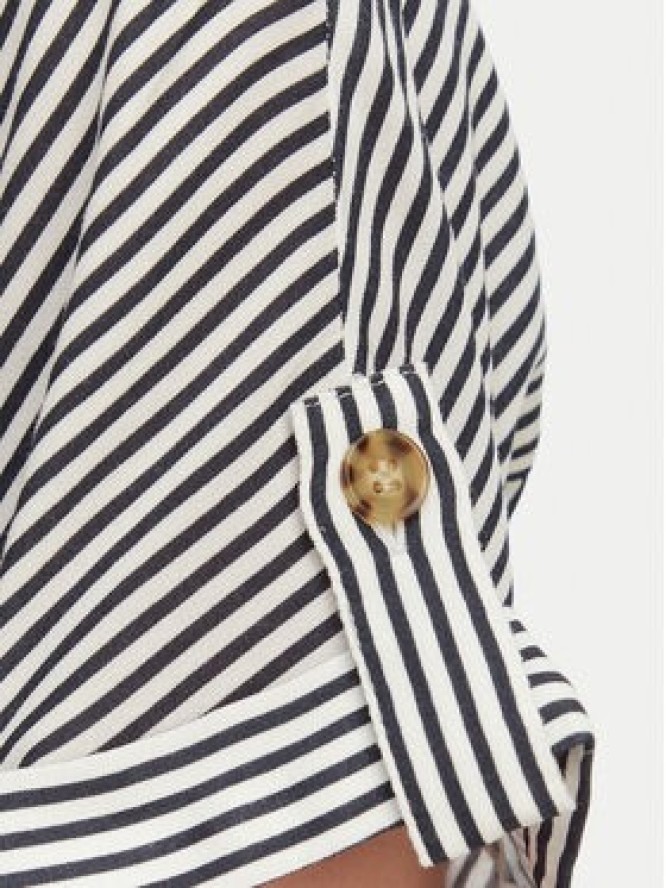 Vero Moda Koszula Bumpy 10310139 Granatowy Regular Fit