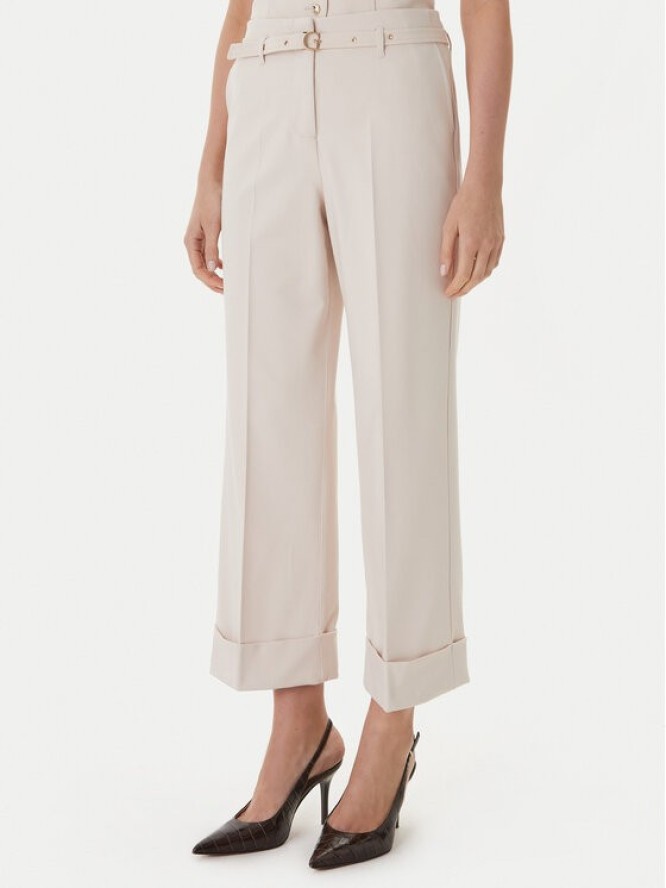 Guess Spodnie materiałowe W6GB17 W1894 Beżowy Regular Fit