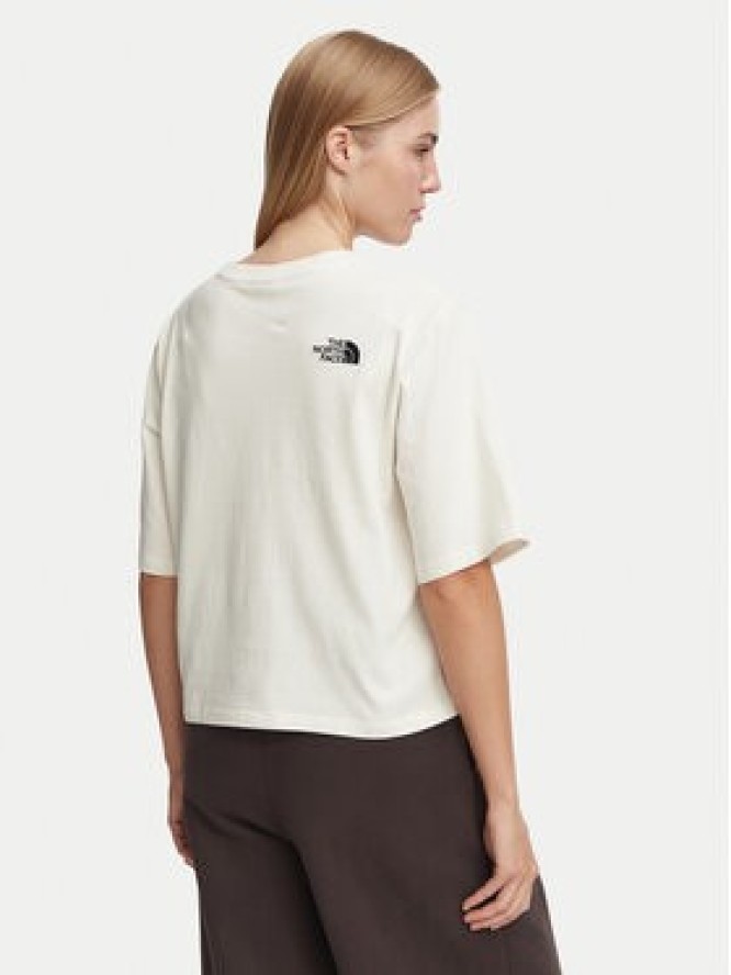 The North Face T-Shirt NF0A8JAP Beżowy jasny Boxy Fit