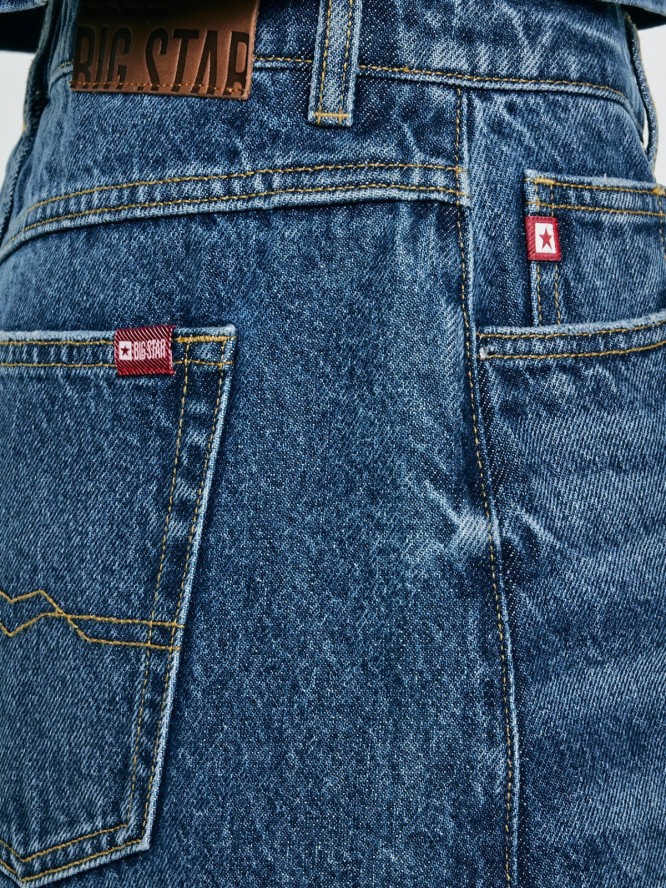 szorty damskie jeansowe granatowe soleil 588